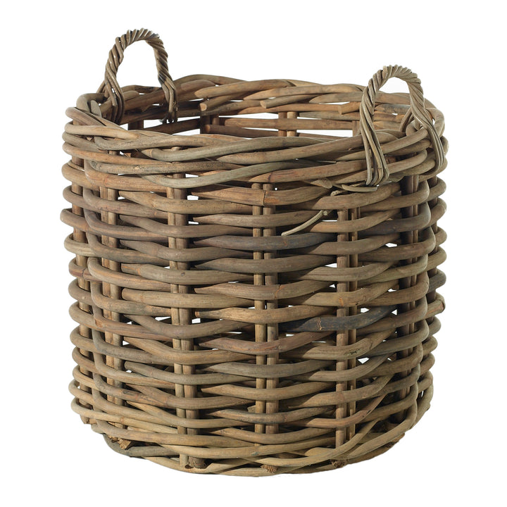 Cylindrical Basket with Handles