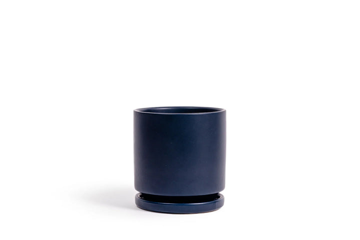 Cylinder Pot with Saucer