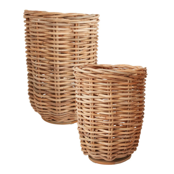 Tall Rattan Basket