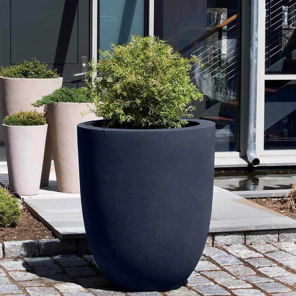 fiberglass plant pots Fiberglass Round Planter – The Old Yew Plant Shop