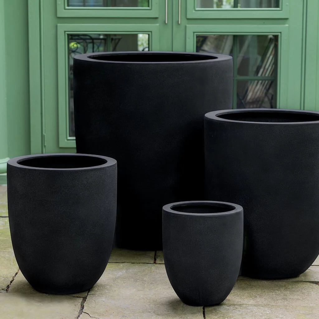 extra large round planter pots Fiberglass Round Planter