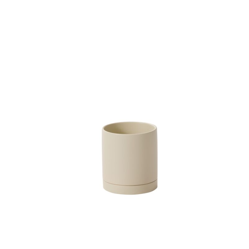 Neutral Pot with Saucer