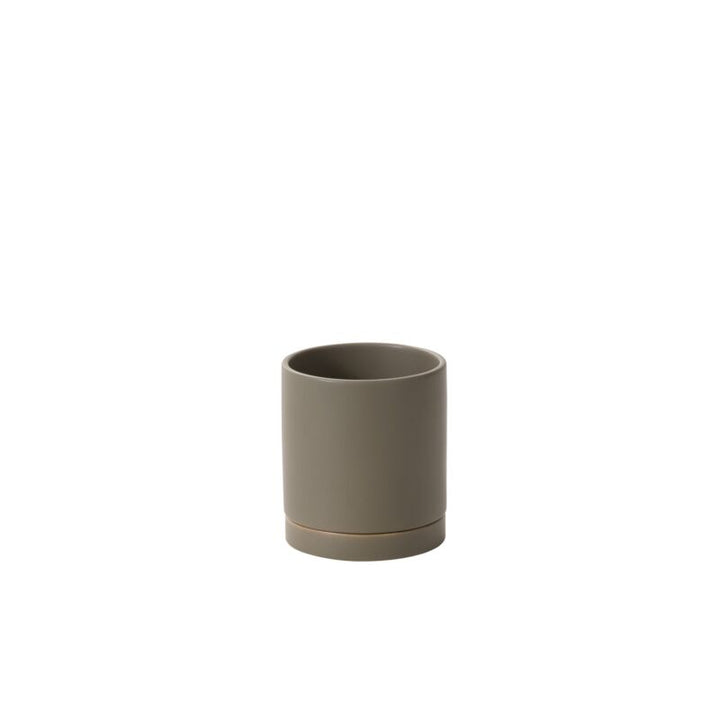 Neutral Pot with Saucer