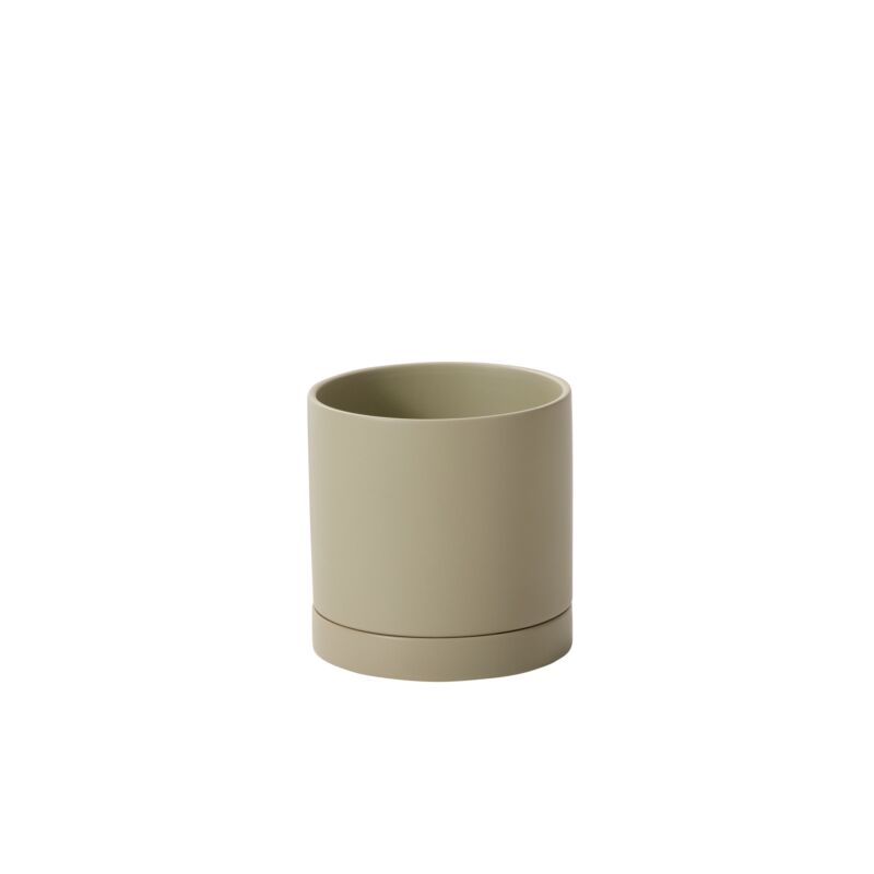 Neutral Pot with Saucer