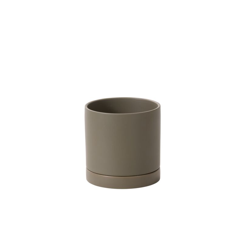 Neutral Pot with Saucer