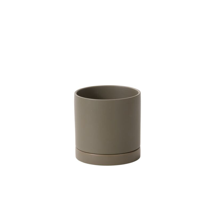 Neutral Pot with Saucer