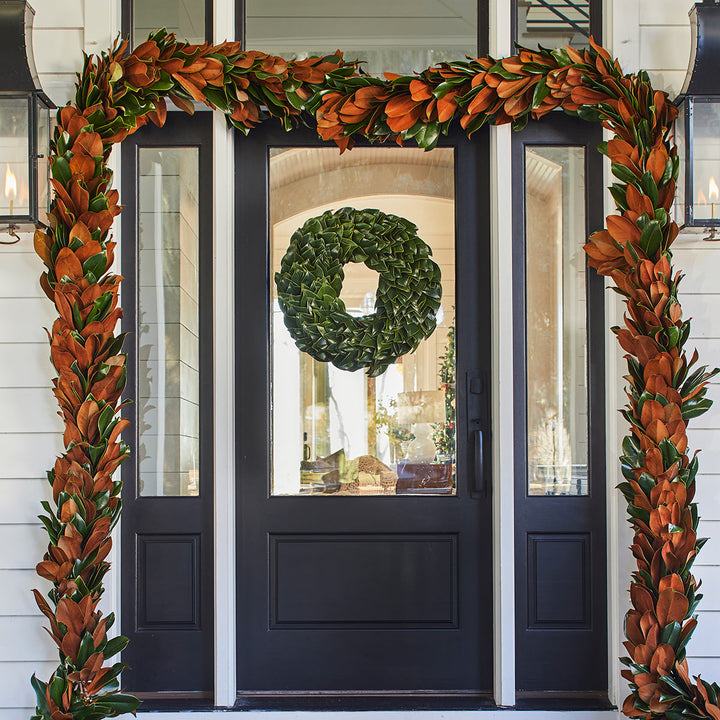 Live Green Magnolia Wreath
