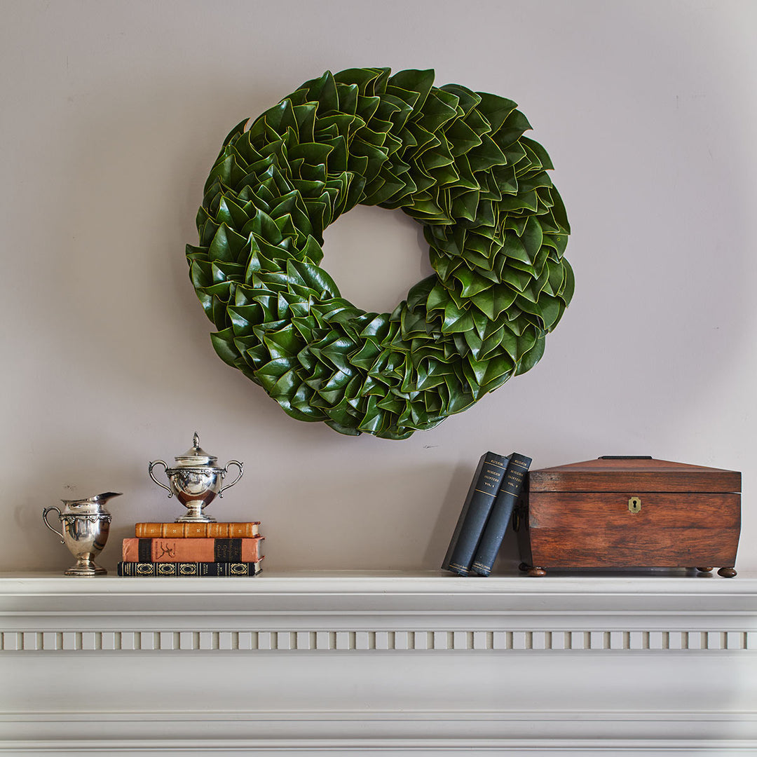 Live Green Magnolia Wreath