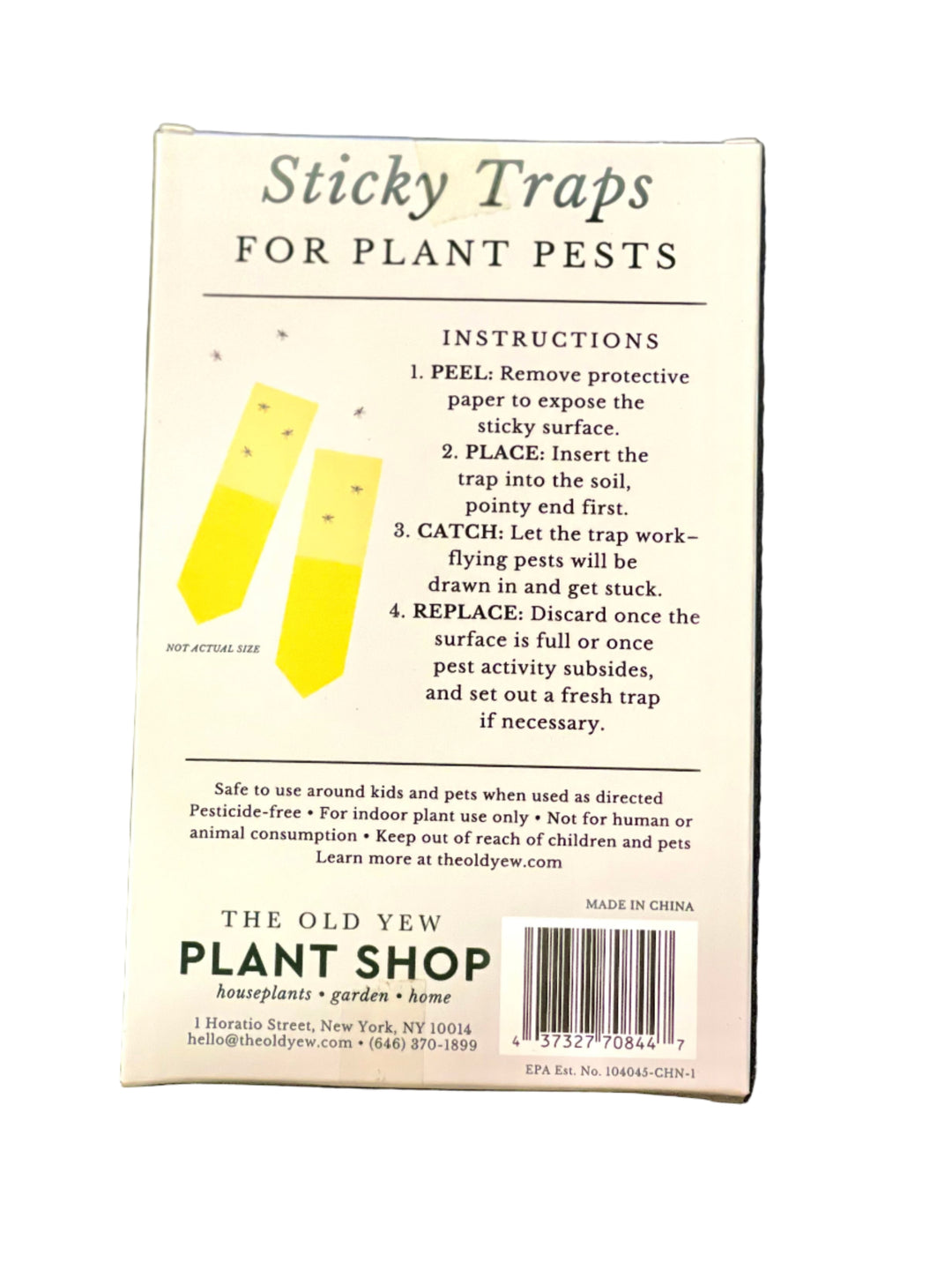 Stricky Traps for Plant Pests