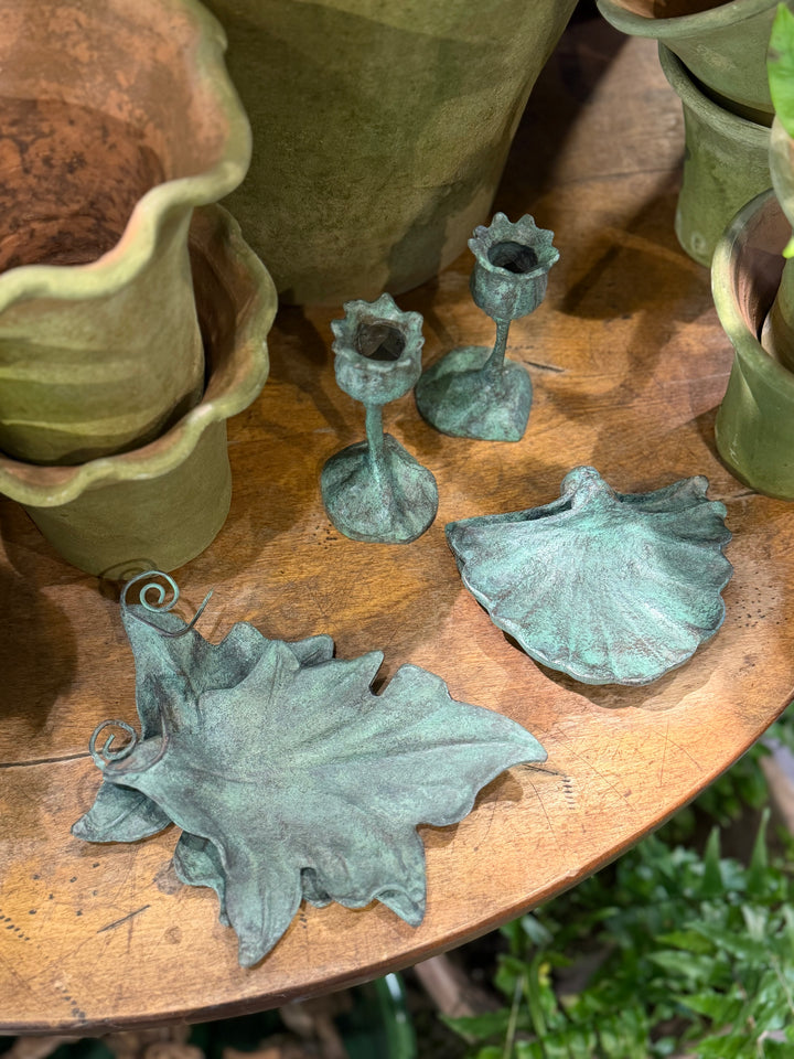 Bronze Oak Leaf Soap Dish
