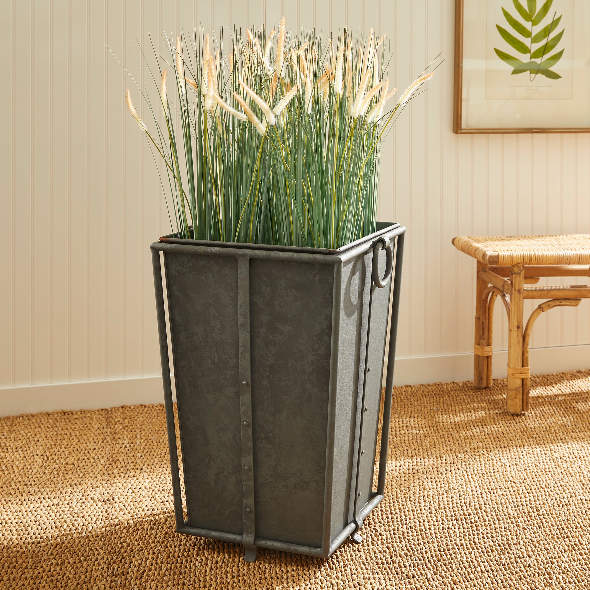The Old Yew Plant Shop Tapered Iron Planter - Thumbnail 4