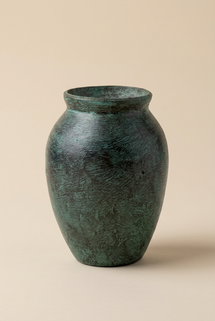 Bronze Flower Vase