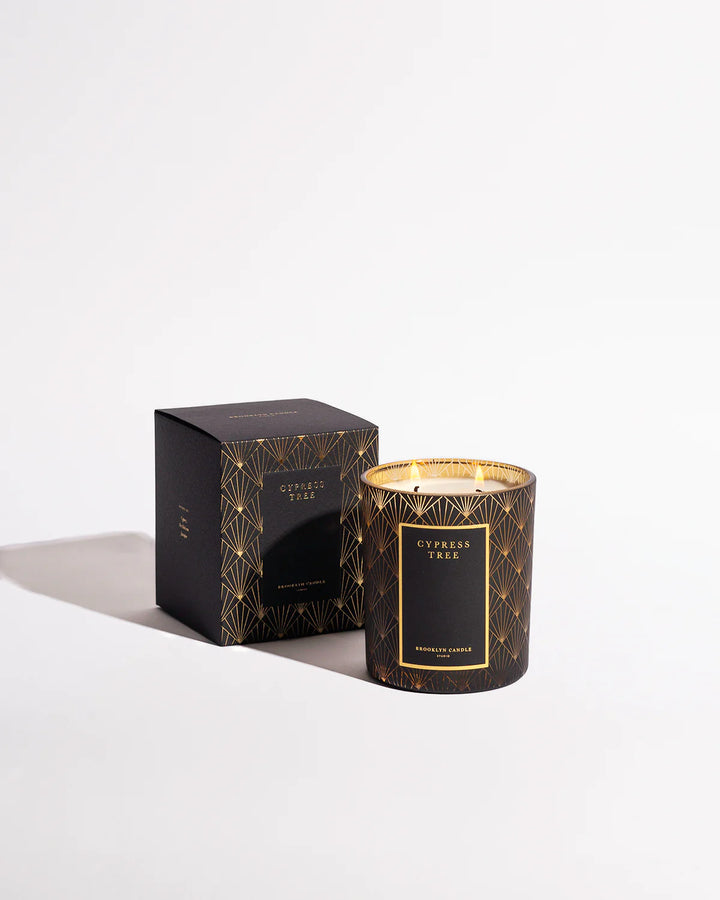 Cypress Tree Holiday Candle