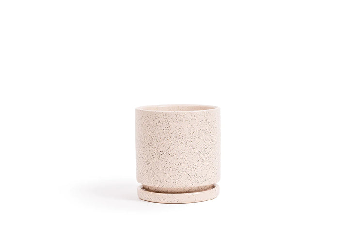 Cylinder Pot with Saucer
