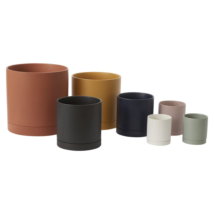 Neutral Pot with Saucer